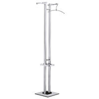 GARDEROBENSTÄNDER in Edelstahlfarben 32/165/32 cm   - Edelstahlfarben, MODERN, Metall (32/165/32cm) - Zack