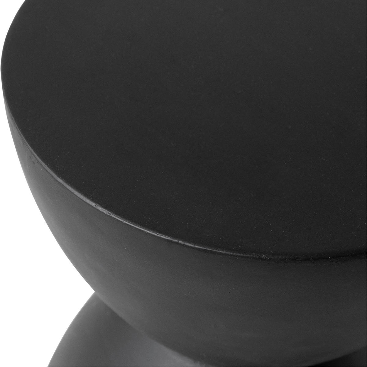 COUCHTISCH 32/32/40 cm Schwarz  - Schwarz, Design, Stein (32/32/40cm) - MID.YOU