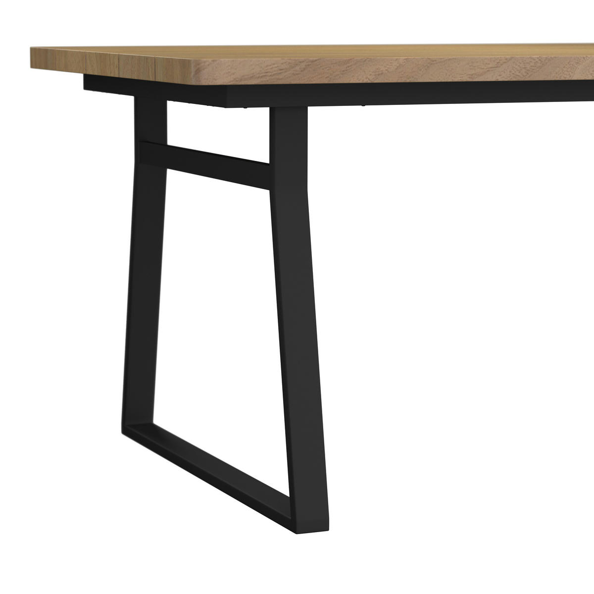GARTENTISCH  - Schwarz, MODERN, Holz/Metall (180/75/90cm) - Ambia Garden