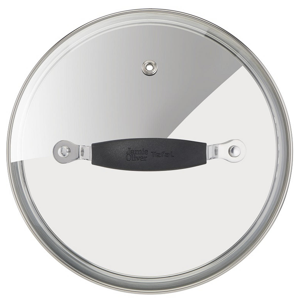 STEKGRYTA 24 cm  - svart/transparent, Design, metall/glas (24cm) - Tefal