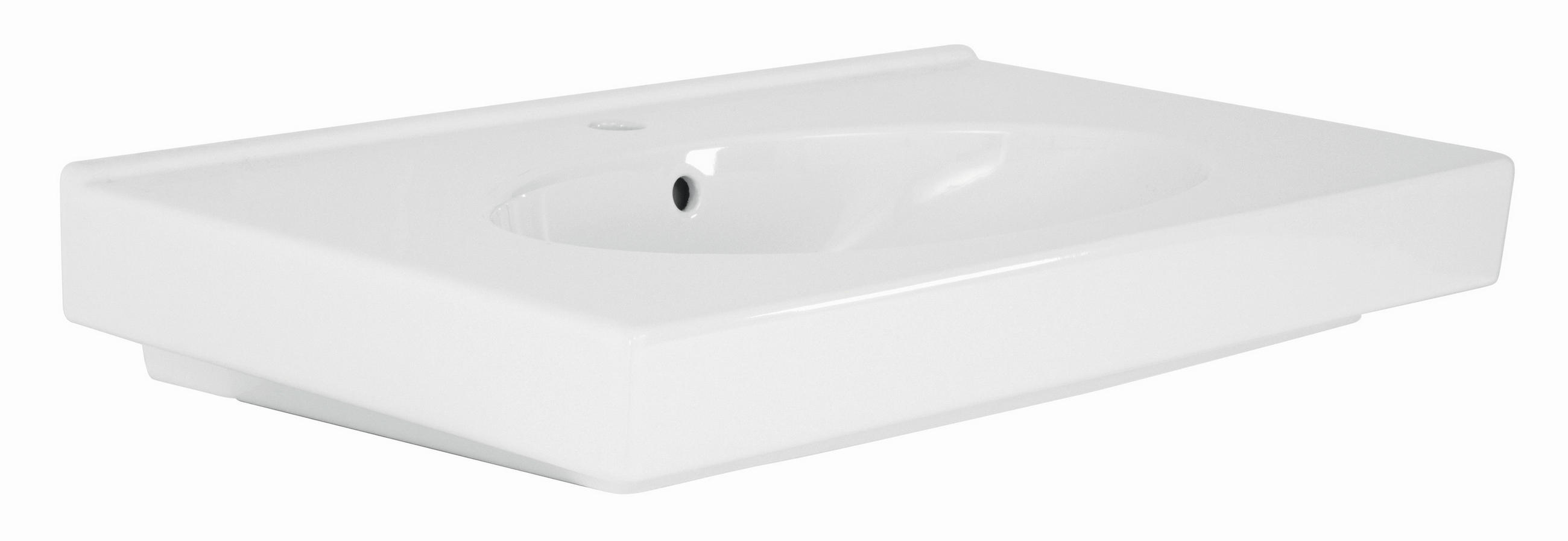 UMYVADLO, 80/7/48 cm - bílá, Design, keramika (80/7/48cm) - Xora