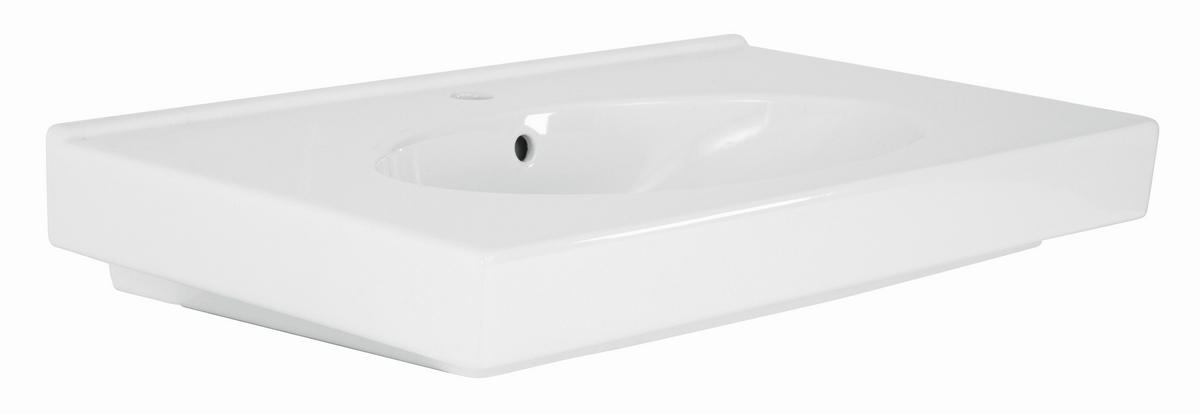 UMIVALNIK 80/7/48 cm  - bela, Design, keramika (80/7/48cm) - Xora