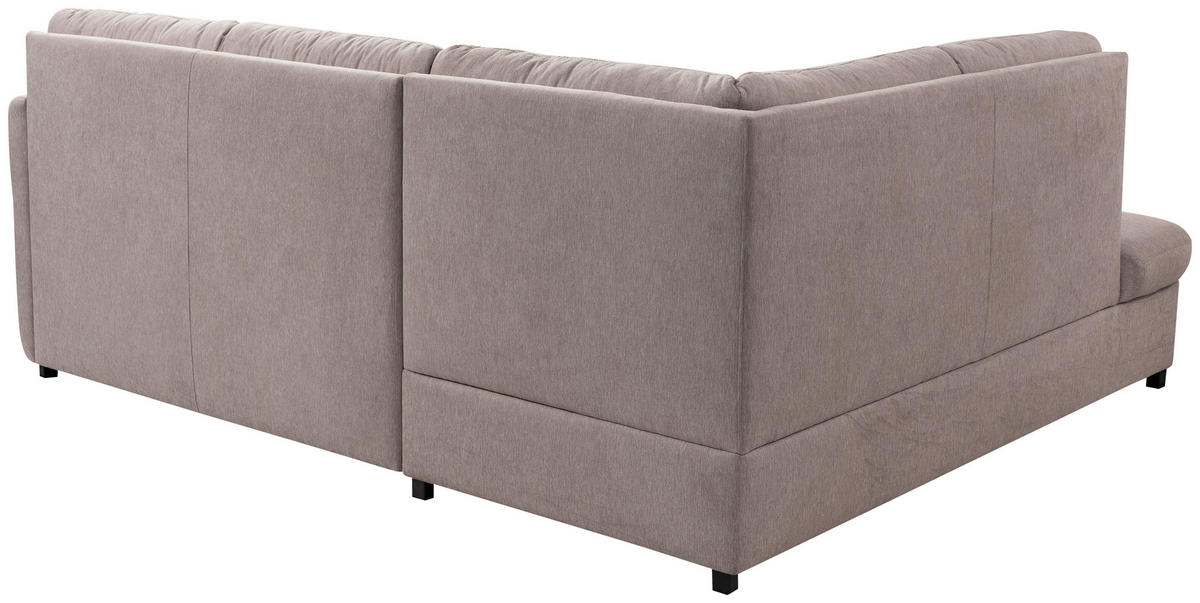 HÖRNSOFFA i greige  - greige/svart, Basics, trä/textil (200/240cm) - MID.YOU