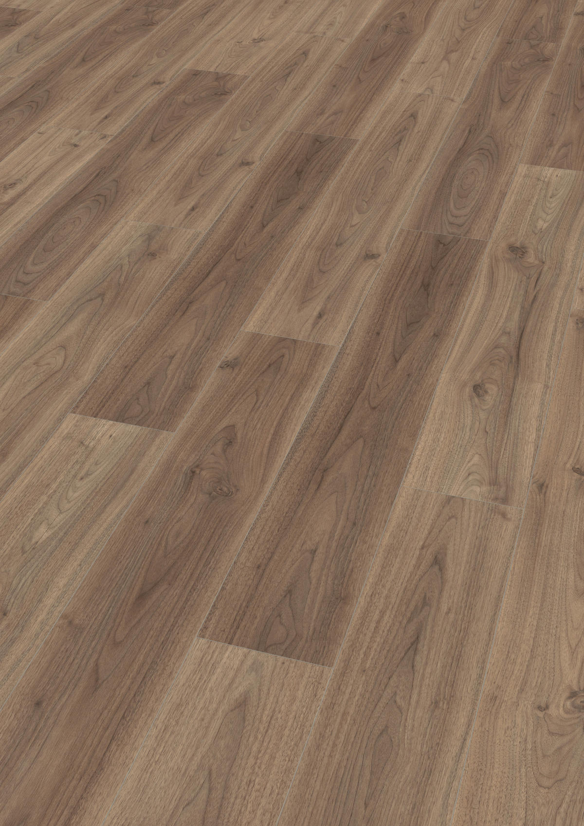 LAMINATBODEN Langley Nussbaum EGGER Nature Sense Aqua  per  m² - Hellbraun/Nussbaumfarben, KONVENTIONELL, Holzwerkstoff (129.2/19.3/0.8cm) - Egger Holzwerkstoffe