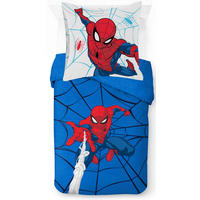 KINDERBETTWÄSCHE Marvel Spider Man 135/200 cm  - Blau, Basics, Textil (135/200cm)