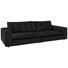 SOFA in Textil Schwarz - Schwarz, Design, Kunststoff/Textil (290/87/122cm) - Ambiente SOFA in Textil Schwarz - Schwarz, Design, Kunststoff/Textil (290/87/122cm) - Ambiente
