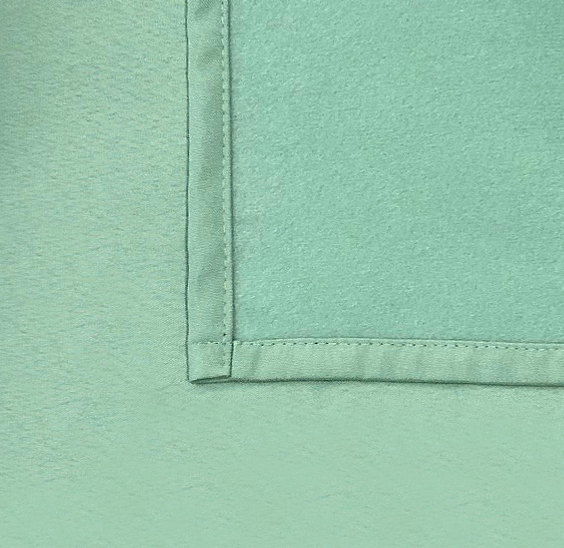 WÄRMESCHUTZVORHANG ESKIMO blickdicht 135/145 cm   - Mintgrün, Basics, Textil (135/145cm)