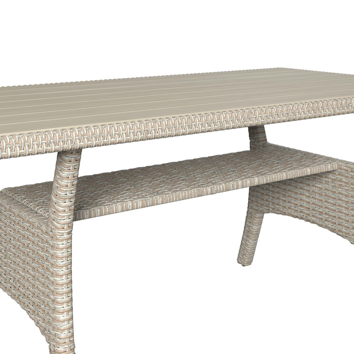 DINING-LOUNGESET  - Beige, KONVENTIONELL, Metall (235/73/66cm) - Ambia Garden