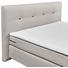 BOXSPRINGBETT 180/200 cm in Beige - Beige/Schwarz, Design, Kunststoff/Textil (180/200cm) - Carryhome BOXSPRINGBETT 180/200 cm in Beige - Beige/Schwarz, Design, Kunststoff/Textil (180/200cm) - Carryhome