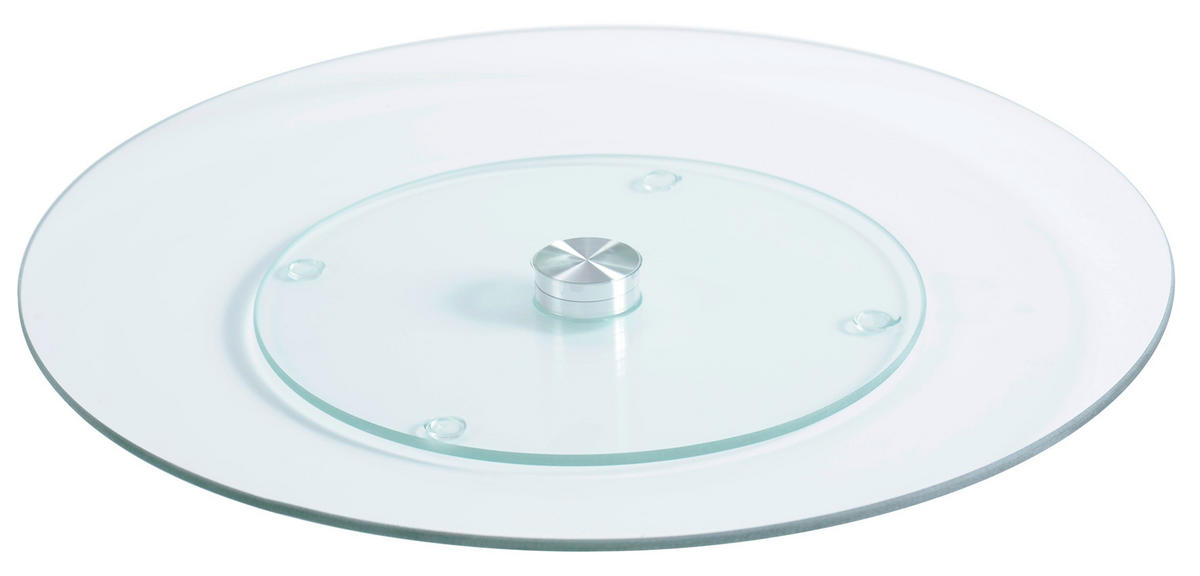 OKRETNI PLADANJ       35/2 cm       - prozirno, Basics, staklo (35/2cm) - Kesper