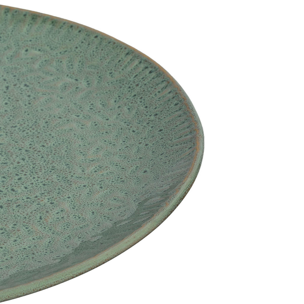 SPEISETELLERSET Matera 4-teilig  - Grün, LIFESTYLE, Keramik (32cm) - Leonardo