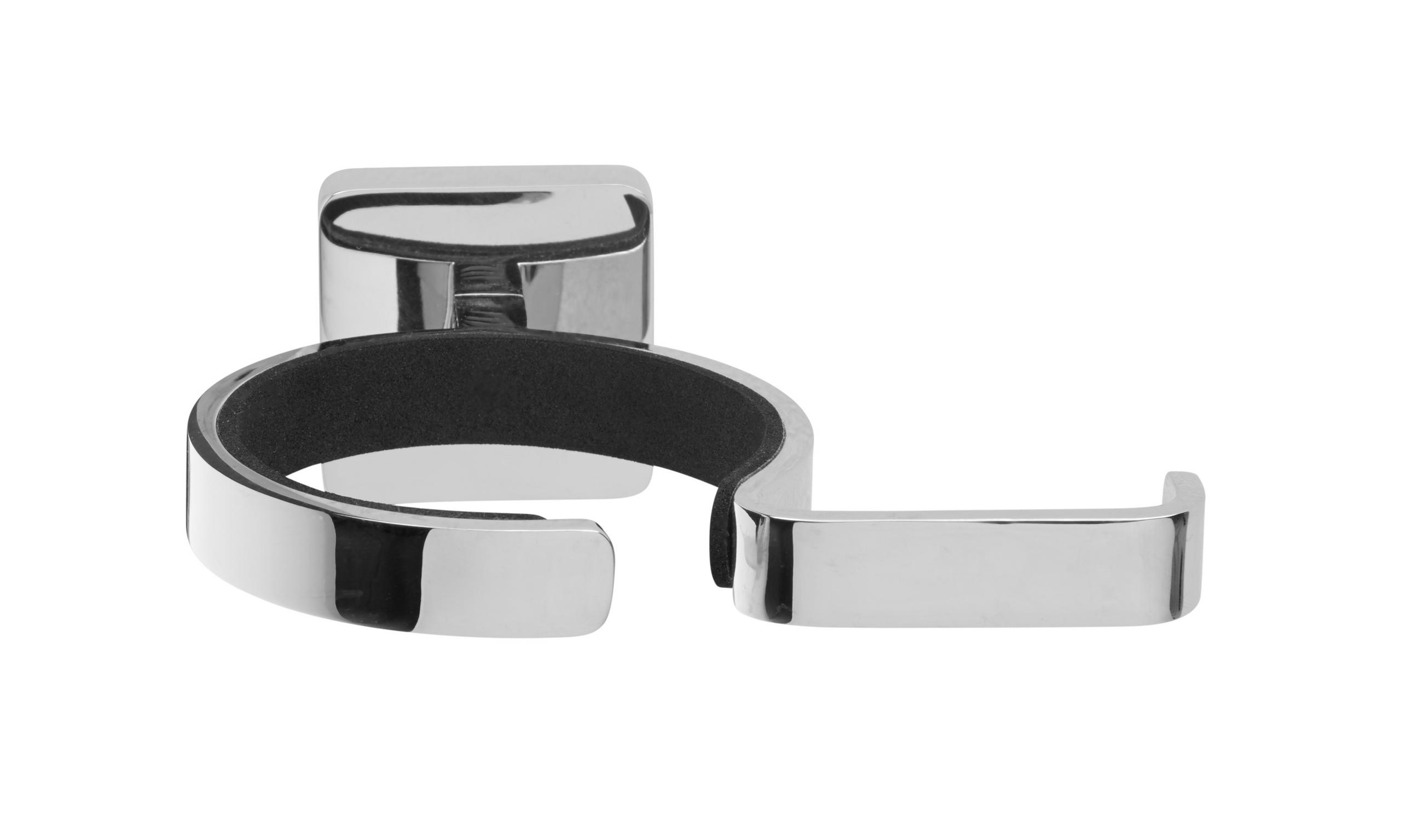 HAARTROCKNERHALTER Metall  - Chromfarben, Basics, Metall (13,9/4,5/9,7cm)