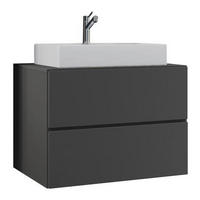 WASCHTISCHKOMBI 60 cm  - Weiss/Anthrazit, Modern, Keramik/Holzwerkstoff (60cm) - MID.YOU