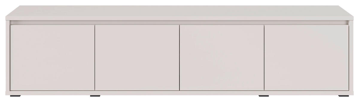 GARDEROBENBANK  in 191,8/50,1/33,8 cm  - Kaschmir/Schwarz, KONVENTIONELL, Holzwerkstoff/Kunststoff (191,8/50,1/33,8cm) - Xora