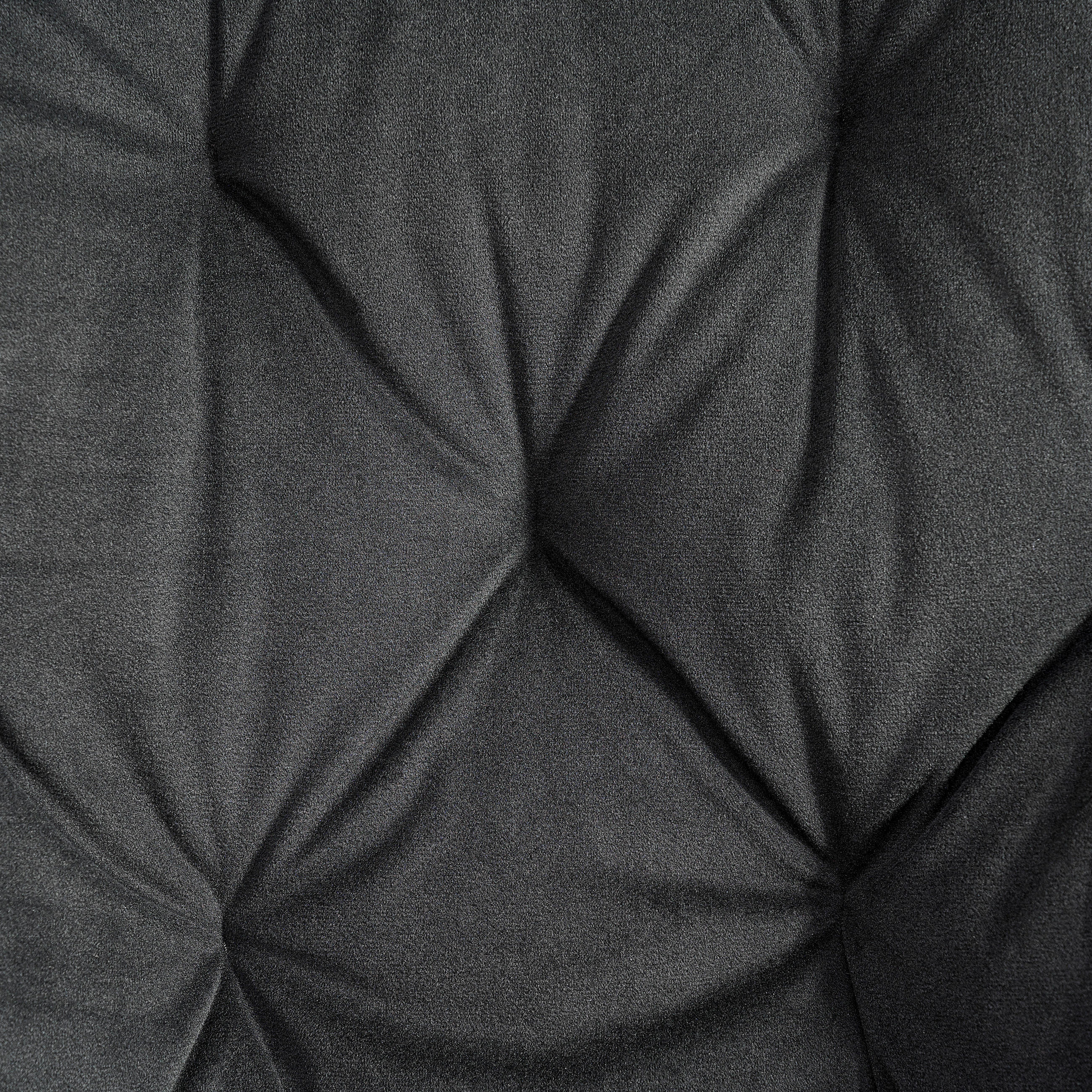 ARMLEHNSTUHL  in Eisen Samt  - Schwarz, LIFESTYLE, Holz/Textil (61/82/62cm) - Livetastic