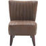 SESSEL Mikrofaser Dunkelbraun - Dunkelbraun, Design, Holz/Textil (55/80/76cm)