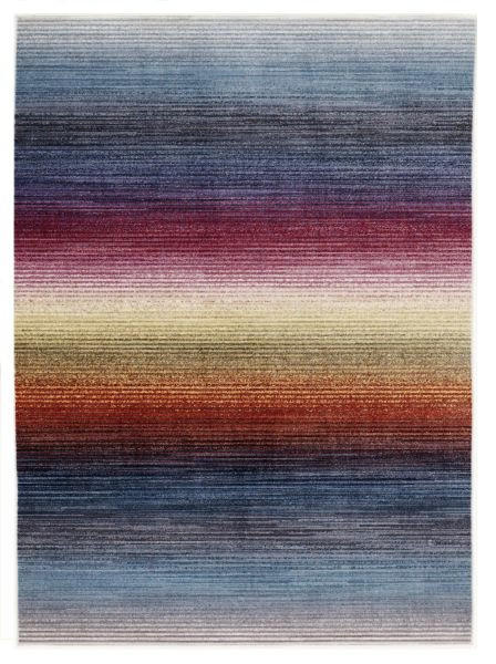 Webteppich Rainbow Stripe Multicolor 170x240 cm