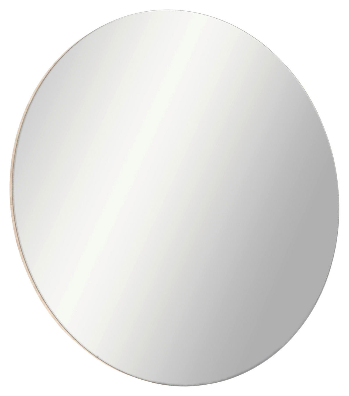 WANDSPIEGEL 78/78/5 cm  - Eichefarben, Design, Glas/Holzwerkstoff (78/78/5cm) - Xora