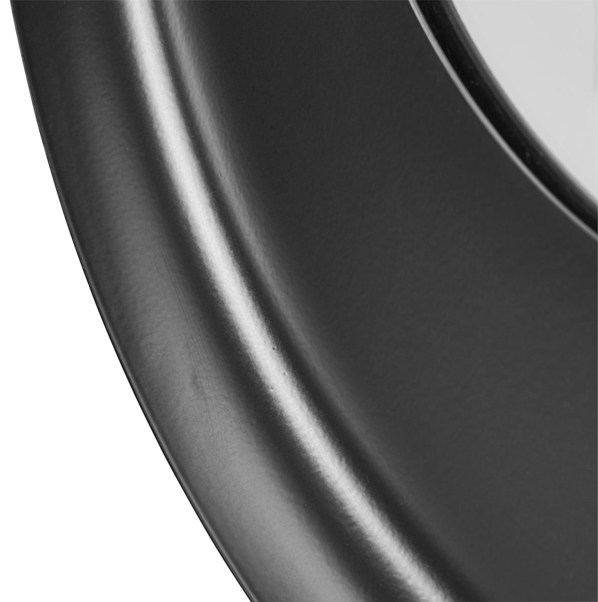 WANDSPIEGEL   41/4,5 cm  in  - Schwarz, Trend, Glas/Metall (41/4,5cm)