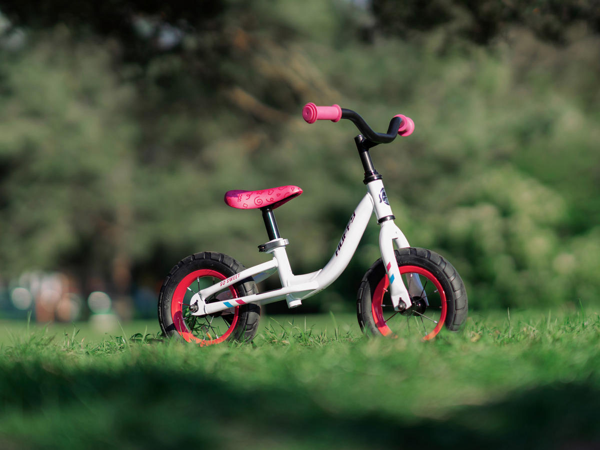 KINDERFAHRRAD 10 Zoll  - Weiß, Basics, Metall (47/55/75cm)