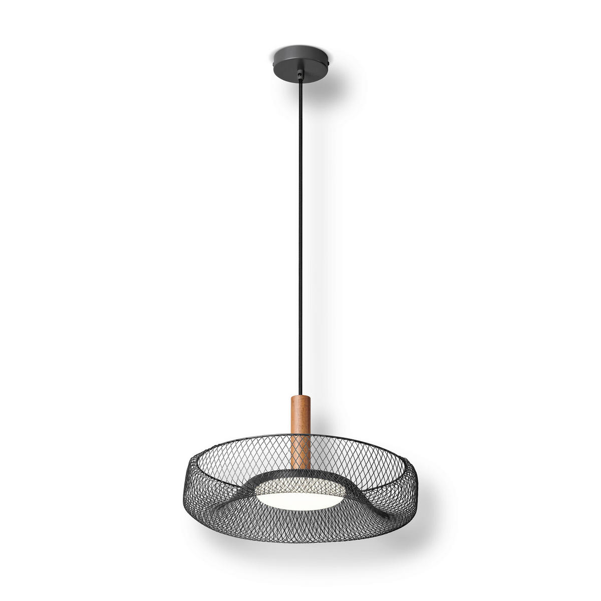 LED-HÄNGELEUCHTE 40/120 cm  - Schwarz, Basics, Holz/Kunststoff (40/120cm) - Osram