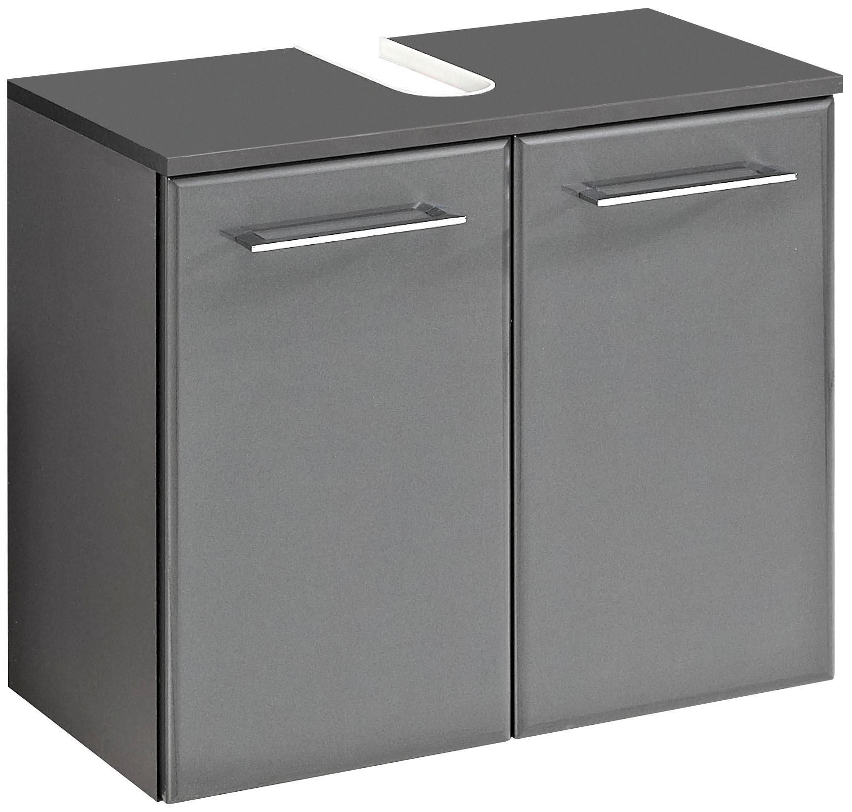 WASCHBECKENUNTERSCHRANK 60/53/33 cm  - Chromfarben/Anthrazit, Basics, Holzwerkstoff (60/53/33cm) - Pelipal