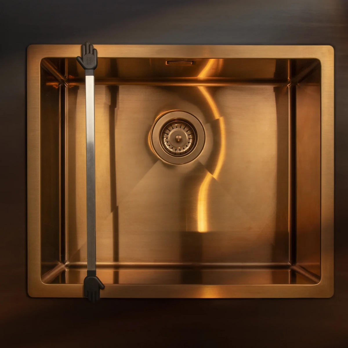 KÜCHENUTENSILIENHALTER - Edelstahlfarben, Basics, Metall (52cm) - HAPPY SINKS