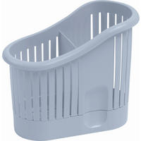 EDÉNYCSEPEGTETŐ - szürke, Basics, műanyag (14/65/14.5cm)