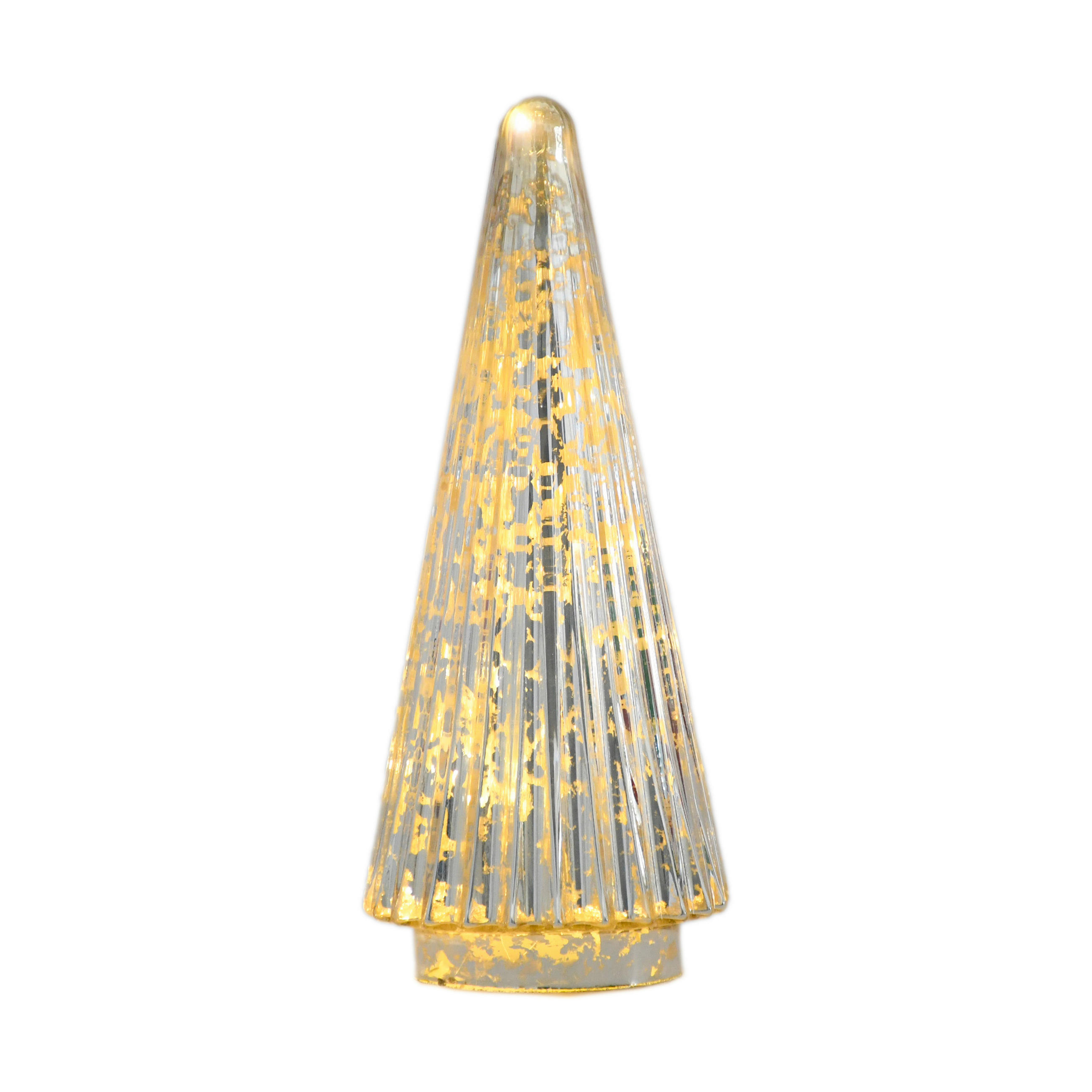 DEKOBAUM  - Silberfarben, LIFESTYLE, Glas (12,5/30cm) - X-Mas