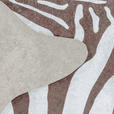 FELLTEPPICH 150/200 cm Etosha  - Braun/Weiß, Design, Leder/Textil (150/200cm) - Novel