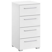 KOMMODE  in 40/81/42 cm  - Silberfarben/Alufarben, Design, Holzwerkstoff/Kunststoff (40/81/42cm) - Novel