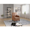 SESSEL in Mikrofaser Cognac  - Wengefarben/Cognac, KONVENTIONELL, Holz/Textil (70/93/75cm) - Sit & More