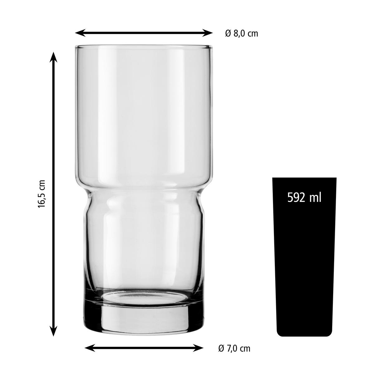 GLÄSERSET NEWTON  12-teilig  - Klar, Basics, Glas (8/16,5cm)