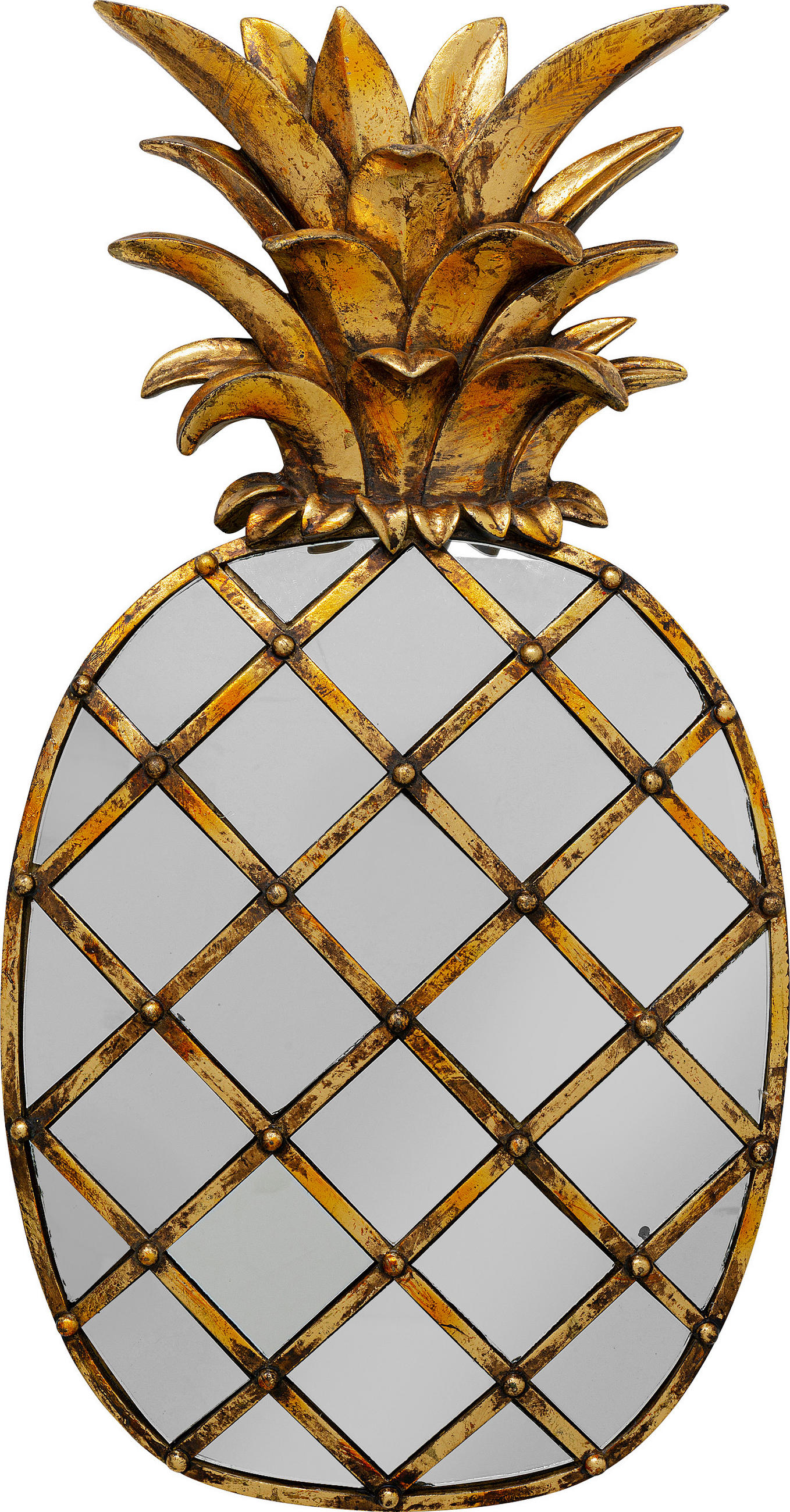 WANDDEKO Kunststoff, Glas  - Goldfarben, Basics, Glas/Kunststoff (25,7/49,5/2,5cm) - Kare-Design