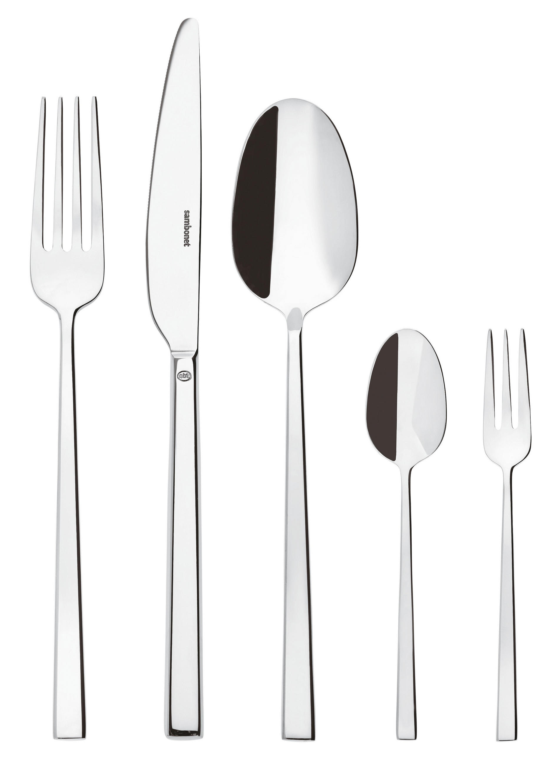 SET PRIBORA ZA JELO 60-dijelni Rock - Basics, metal - Sambonet