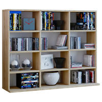 HYLLA i 102/83/18 (23) cm ekfärgad  - ekfärgad, Klassisk, trämaterial (102/83/18 (23)cm) - MID.YOU