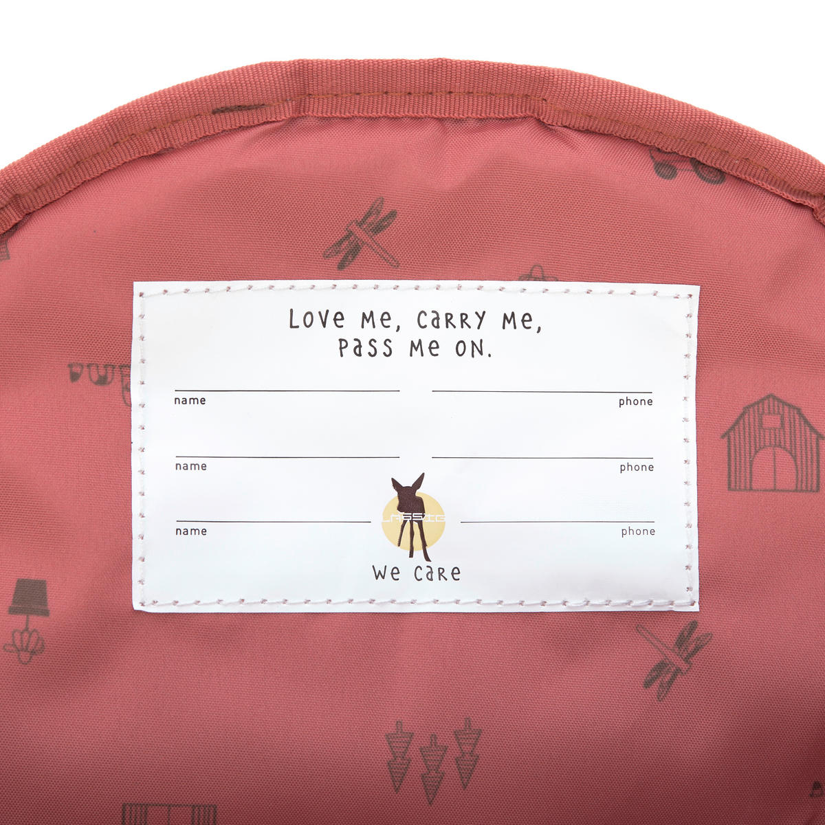 KINDERRUCKSACK Adventure Mini  - Lila/Braun, Basics, Textil (24,5/15,5/27cm) - Lässig