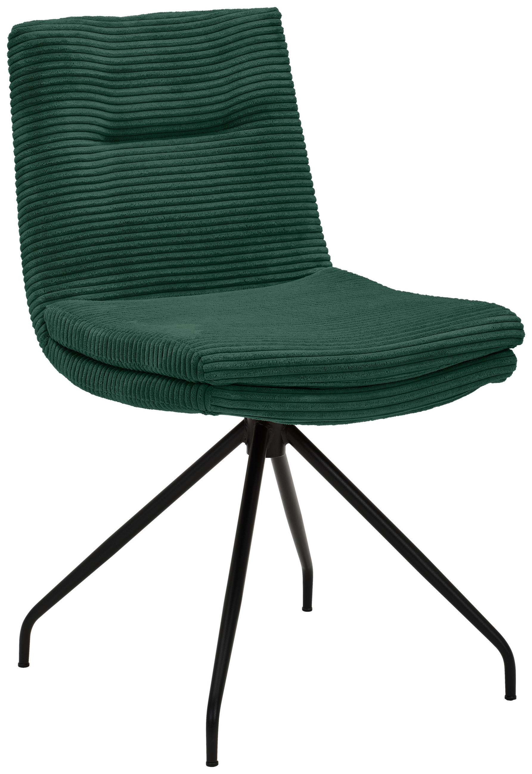 STUHL - Schwarz/Grün, Design, Textil/Metall (50/85/64cm) - Musterring