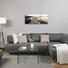 Landschaft & Natur, Stege, Wasser GLASBILD - Multicolor, Design, Glas (125/50cm)