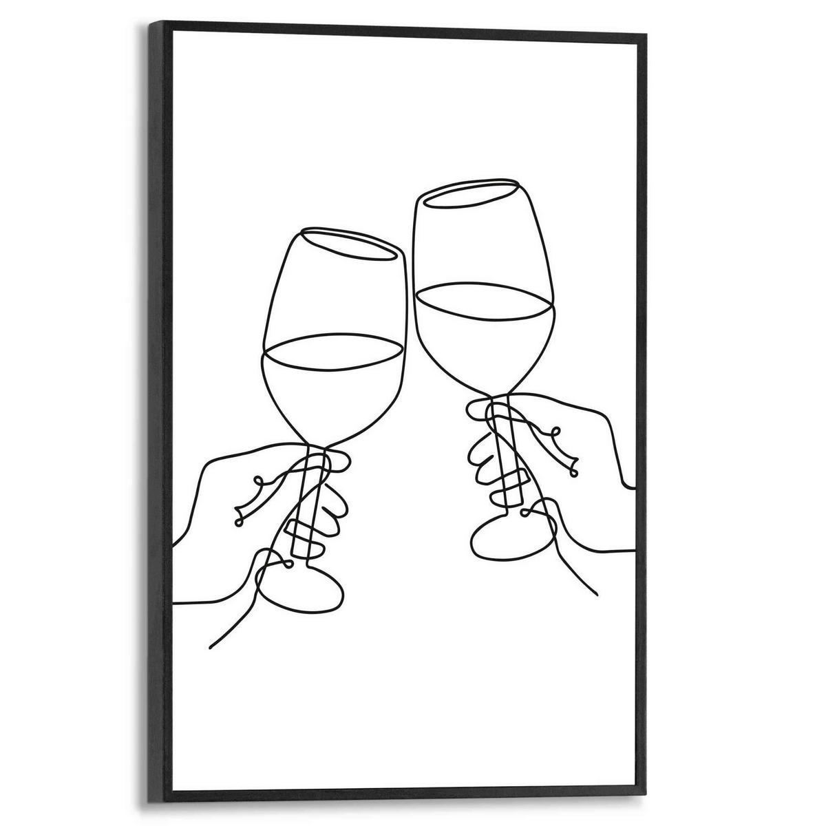 BILD  - Schwarz, Trend, Holzwerkstoff (20cm) - Reinders!