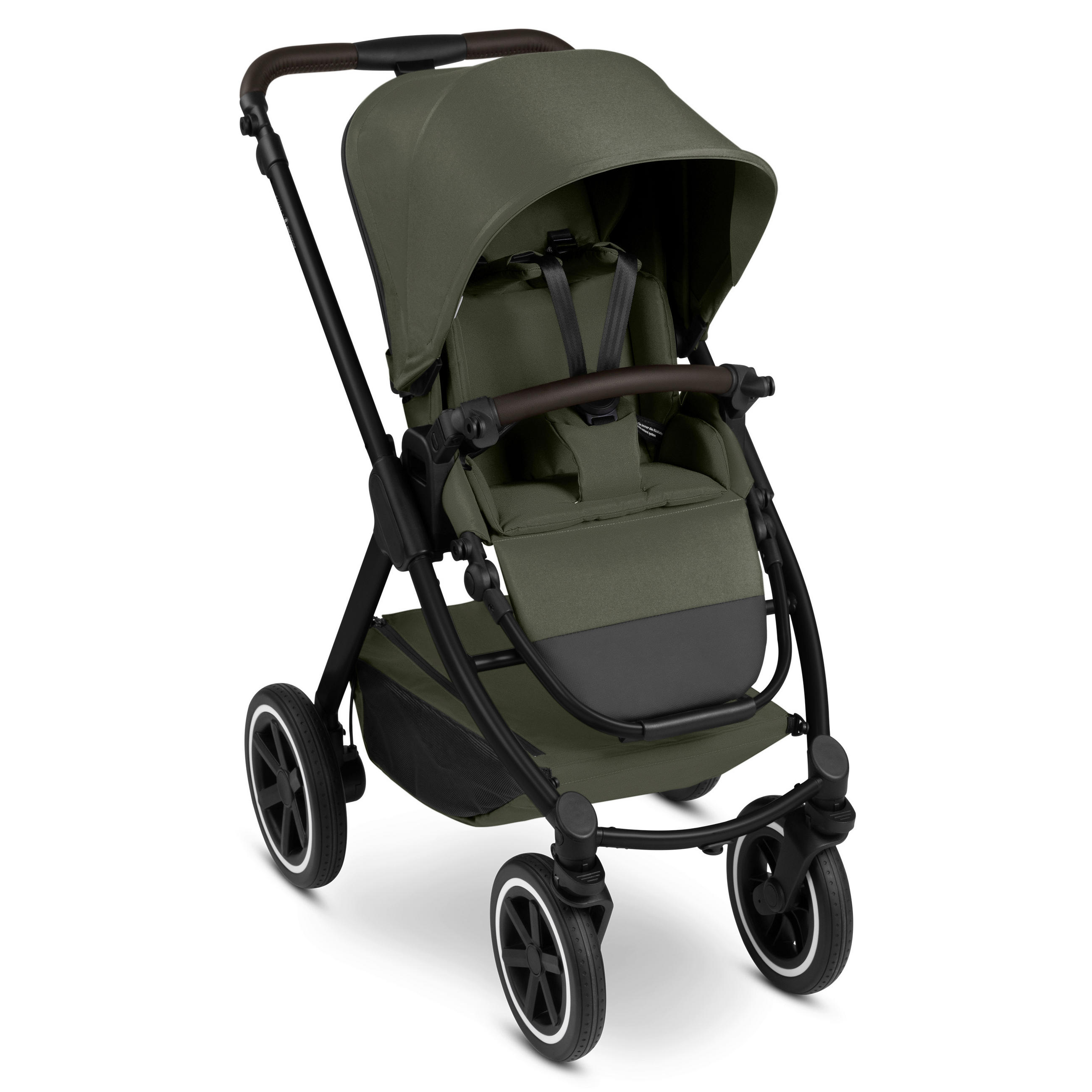 KINDERWAGEN  Samba 2  Avocado  - Schwarz/Olivgrün, Basics, Metall (60/108/88cm) - ABC Design