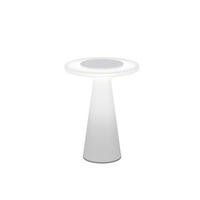 LED-TISCHLEUCHTE Bax 17/20 cm  - Weiß, Design, Kunststoff/Metall (17/20cm) - Helestra