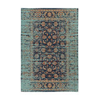 TEPPICH 200/290 cm Charme 225 Multi / Blau Blau, Multicolor  - Blau/Multicolor, KONVENTIONELL, Textil (200/290cm)