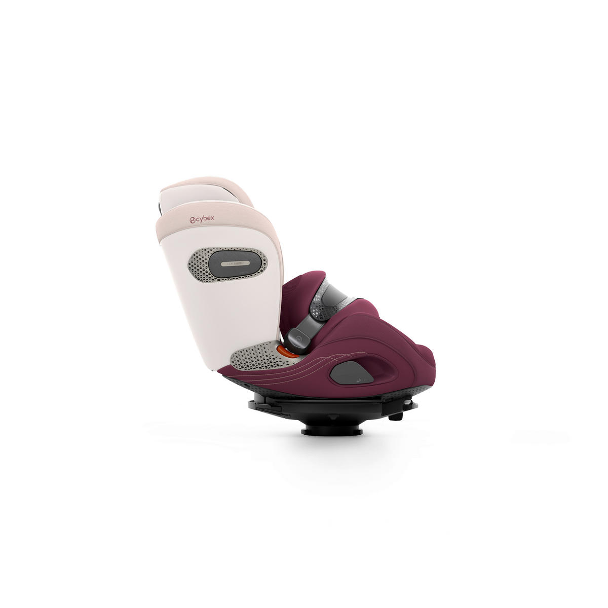 KINDERAUTOSITZ Anoris S Style Quartz Pink  - Hellrosa, Basics, Kunststoff/Textil (49/45/58cm) - cybex PLATINUM