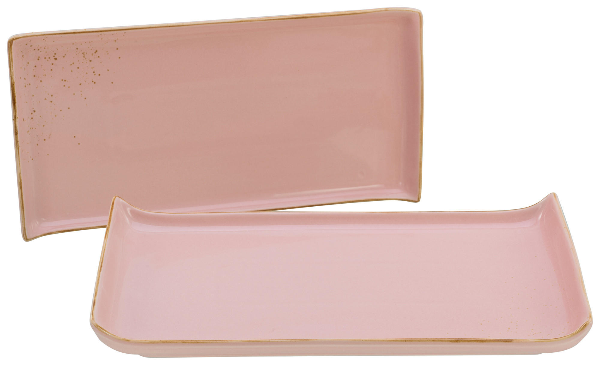 SERVIERPLATTE - Hellrosa, Trend, Keramik (16,5/33cm) - Creatable