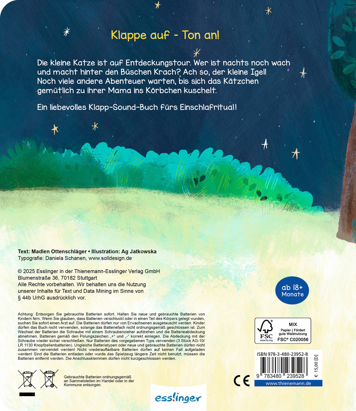 SOUNDBUCH  - Multicolor, Basics, Papier (22,00/19,00/1,8cm) - Carlsen