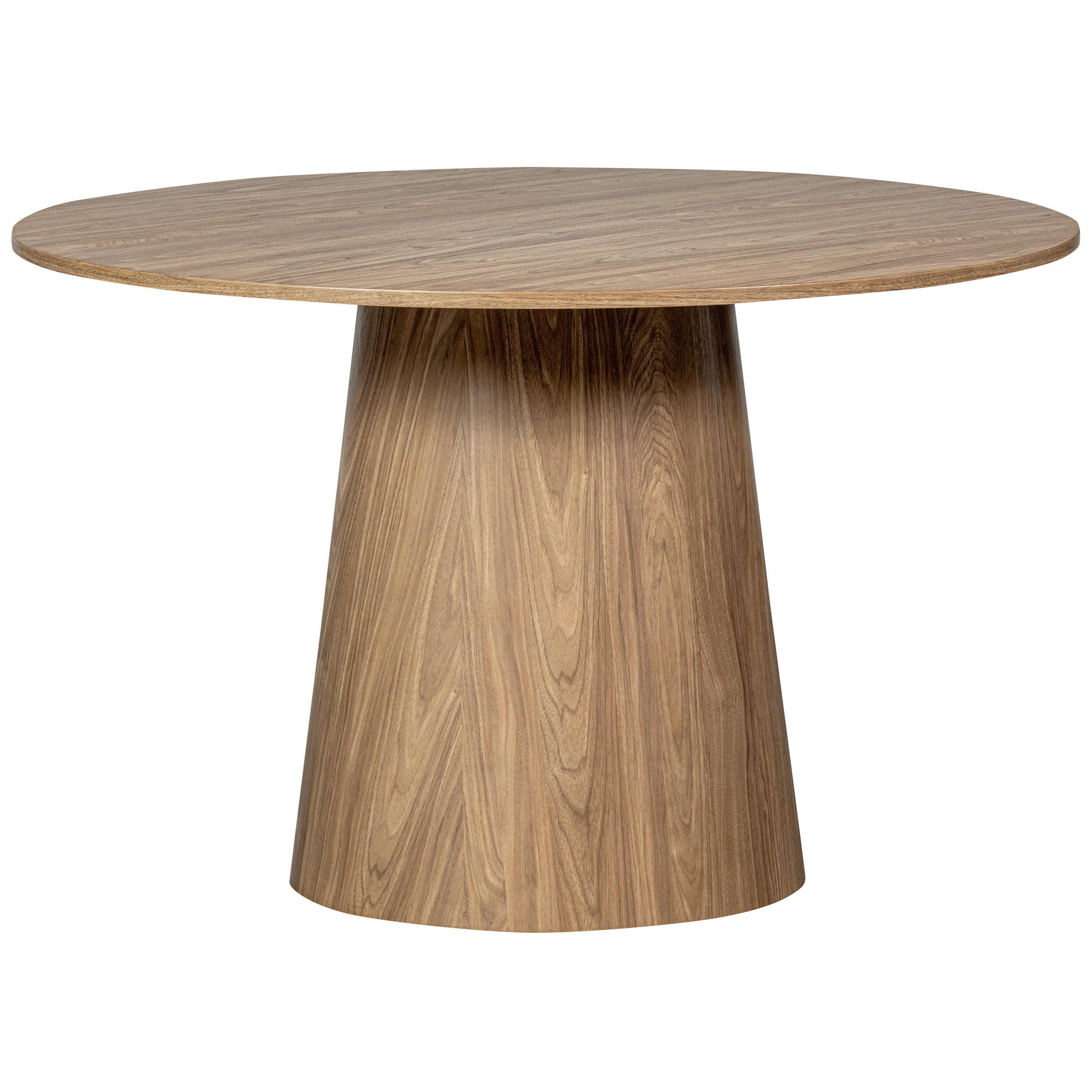 ESSTISCH 120/120/75 cm Nachbildung Holzwerkstoff in verschiedenen Holzdekoren erhältlich rund Walnussfarben - Walnussfarben, Design, Holzwerkstoff (120/120/75cm) - Livetastic