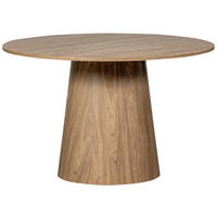 ESSTISCH 120/120/75 cm Nachbildung  Holzwerkstoff in verschiedenen Holzdekoren erhältlich rund Walnussfarben  - Walnussfarben, Design, Holzwerkstoff (120/120/75cm) - Livetastic