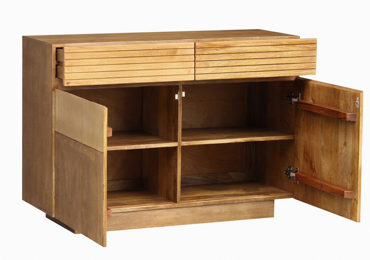 KOMMODE  in 110/77/40 cm  - Hellbraun/Naturfarben, Natur, Holz (110/77/40cm) - Livetastic