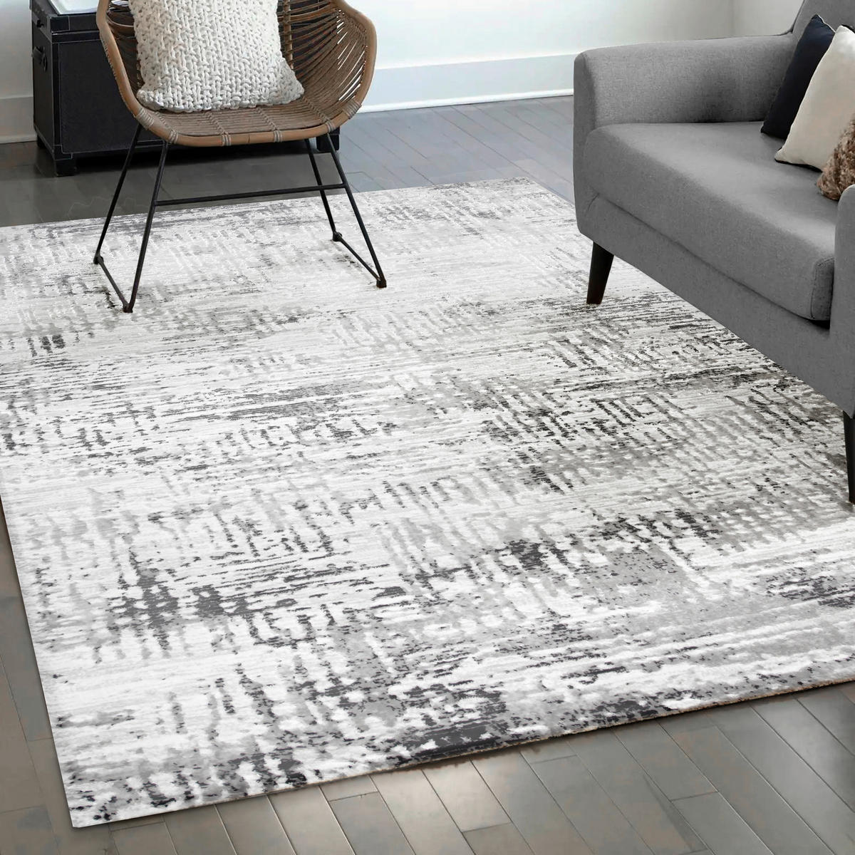 TKANI TEPIH 80/150 cm   svijetlo siva  Harmony  - svijetlo siva, Lifestyle, tekstil (80/150cm)